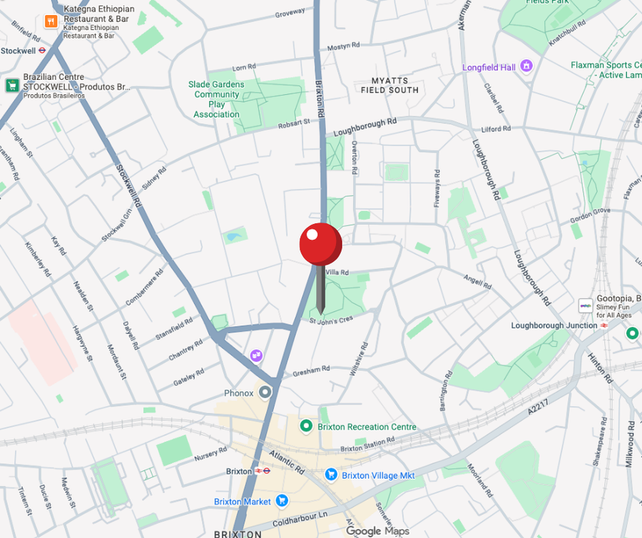 Hidden Gem Studios location map