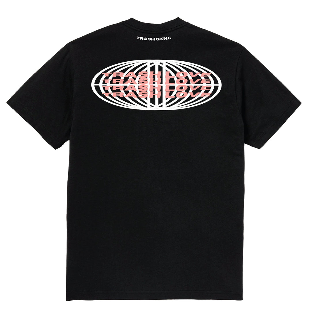 "In the Heart" - Black Heavy cotton oversized Tee