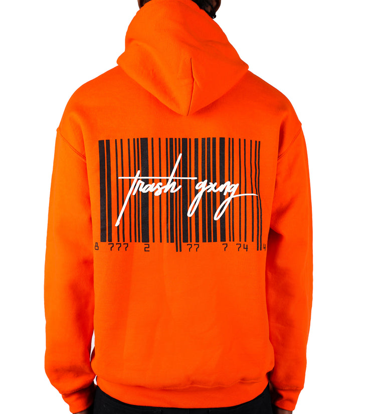 Barcode Hoodie - Orange