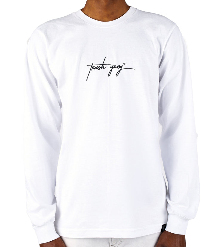 Signature Gxng Long Sleeve - White